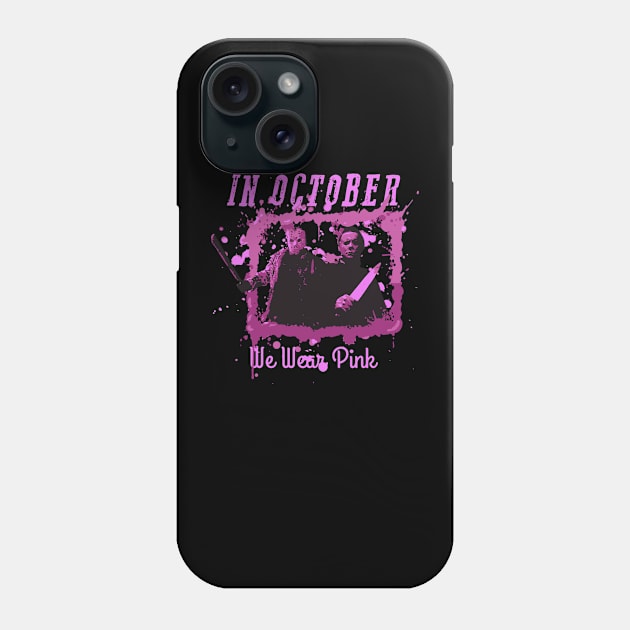 Halloween pinksan horror Phone Case by graficklisensick666