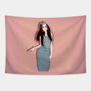 fashion girl Tapestry