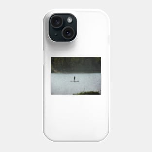 Paddle Boarding on a Lake Phone Case