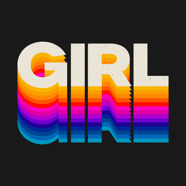 4 Letter Words - Girl by DanielLiamGill