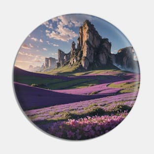 Purple Land Pin