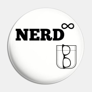 Nerd to the Infinite Power Nerdy Pin