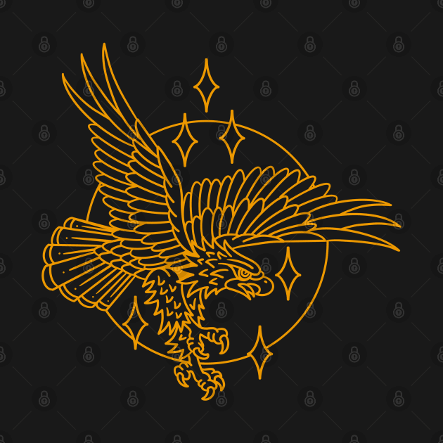 bold eagle tattoo by donipacoceng