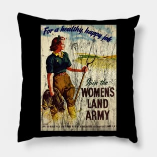 Women's Land Army Pillow