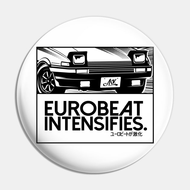 EUROBEAT INTENSIFIES - Trueno Pin by ARVwerks