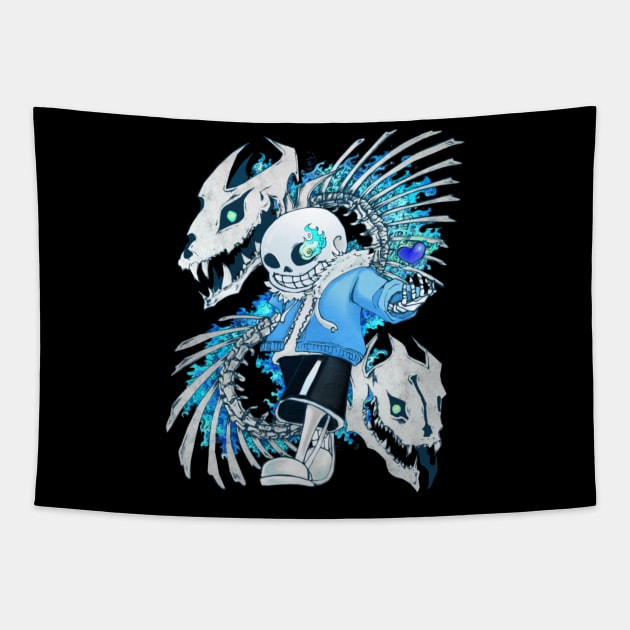 Undertale-Sans Fashion For Men Women Kids Tapestry by cochran