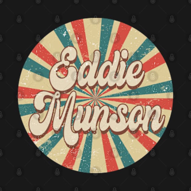 Circle Design Munson Proud Name Birthday 70s 80s 90s Styles by Friday The 13th