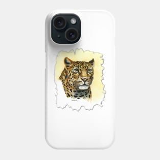 Leopard Staredown Phone Case