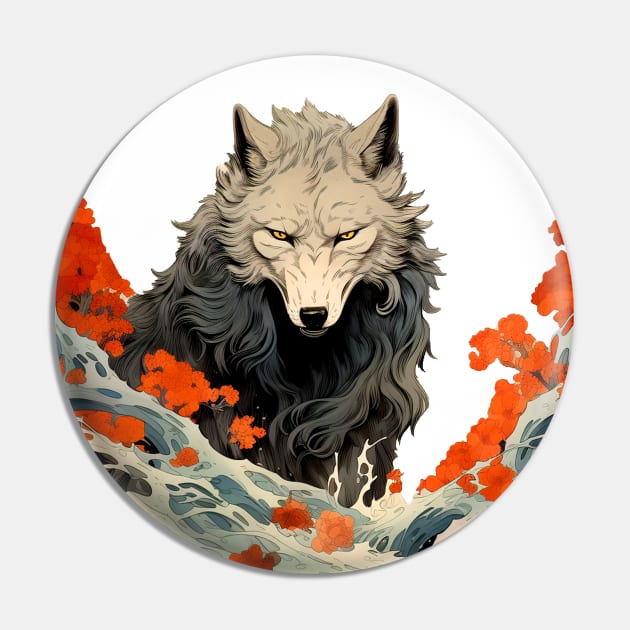 Wolf 2: Once a Wolf, Always a Wolf on a light (Knocked Out) background Pin by Puff Sumo