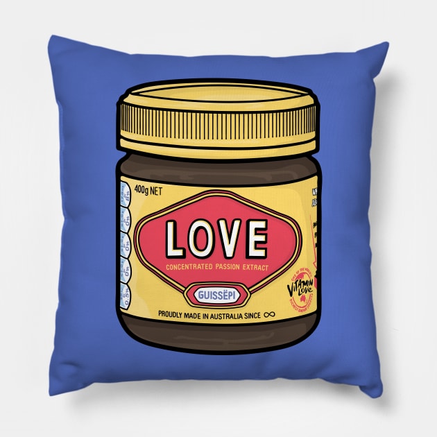 A Jar of Love Pillow by Guissepi