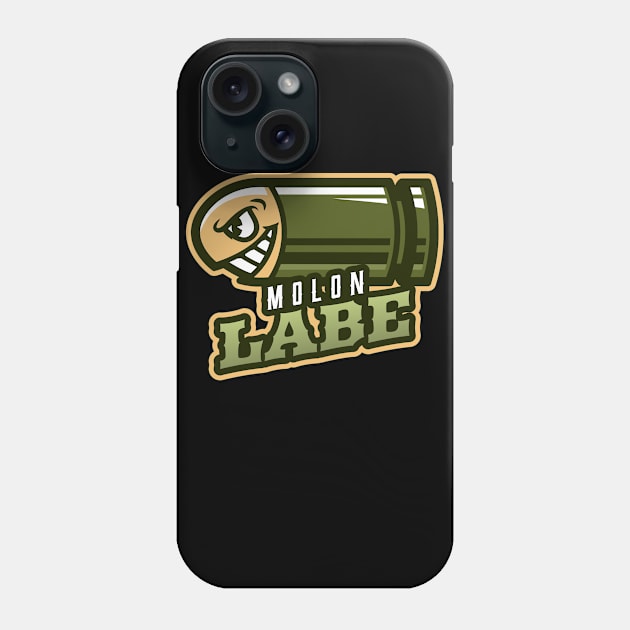 Smiling Bullet | Molon Labe Phone Case by Mega Tee Store