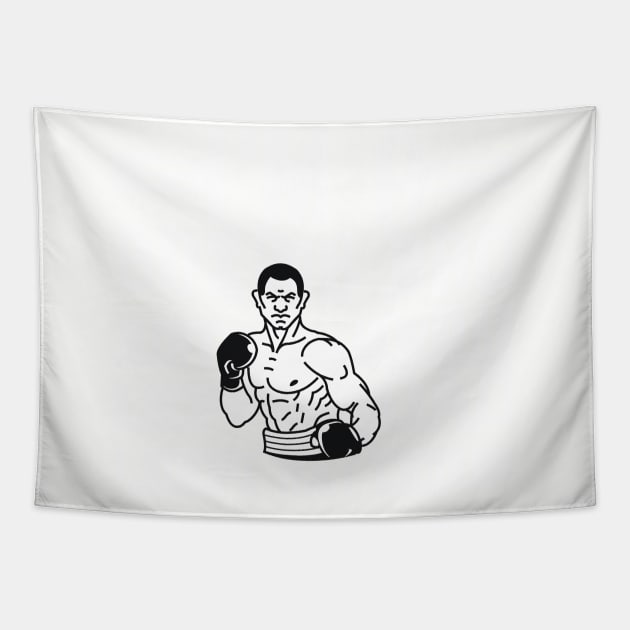 I'm a boxing dad just normal like dad except way cooler Tapestry by mohamadbaradai