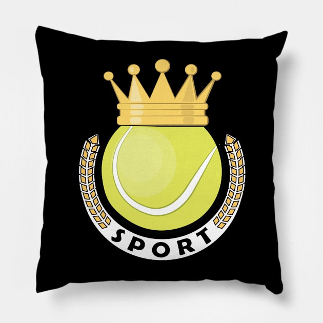 Tennis - Sports King Pillow by DesignWood-Sport