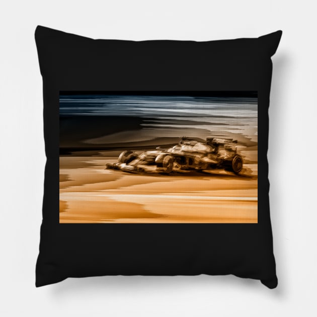 F1 Extreme Speed Pillow by MiRaFoto