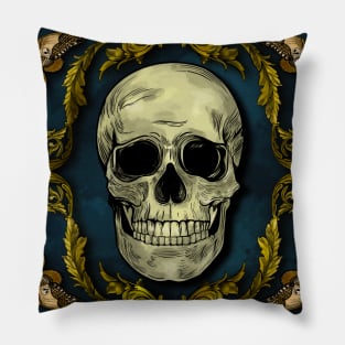 Filigree skull Full color Pillow