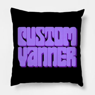 Custom Vanner (Purple) Pillow