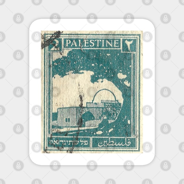 Palestine Stamp, 1920s Magnet by rogerstrawberry