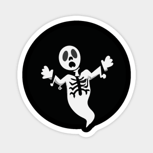 Skeleton ghost Magnet