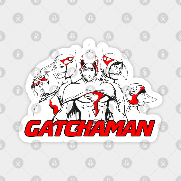 Gatchaman Magnet by Yexart