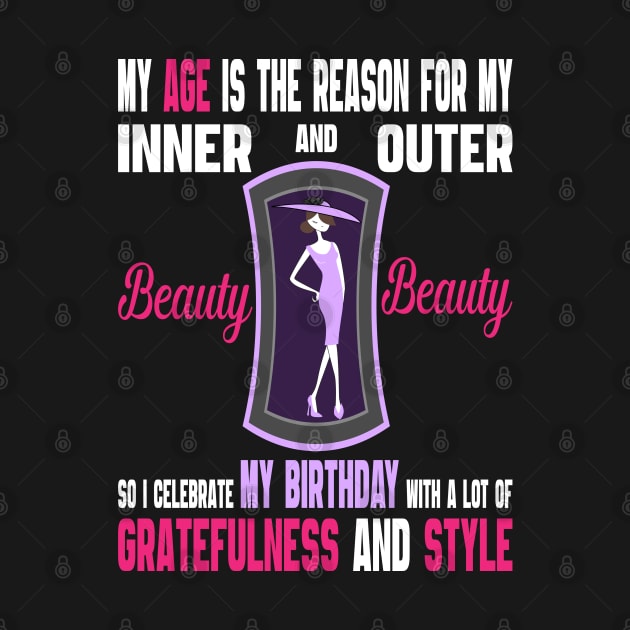 Funny Bday Gift for Women - Fabulous Girls Birthday Design by JMXtraStyle