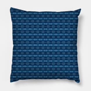 Bright Blue Pattern Pillow