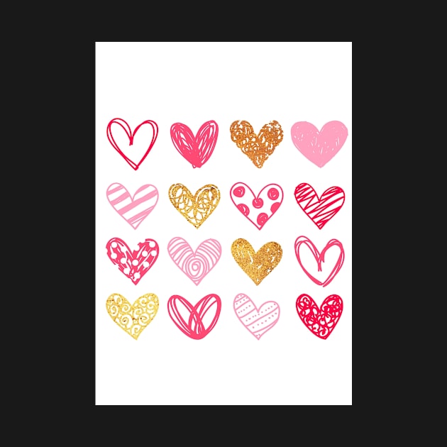 Lovely Heart Design For Valentine Day Gift For Loved One by creativeideaz