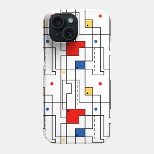 Retro Abstract Circuitry Phone Case