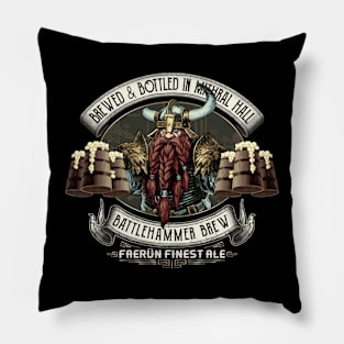 Mithral Hall Battlehammer Brew Bruenor Faerun Dwarf Fourthpeak Frost Hills Pillow