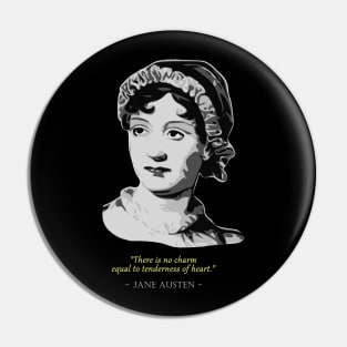 Jane Austen Quote Pin