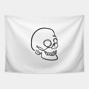 Skull Art Tapestry