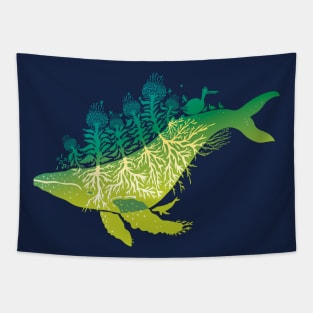 Garden Whale Tapestry