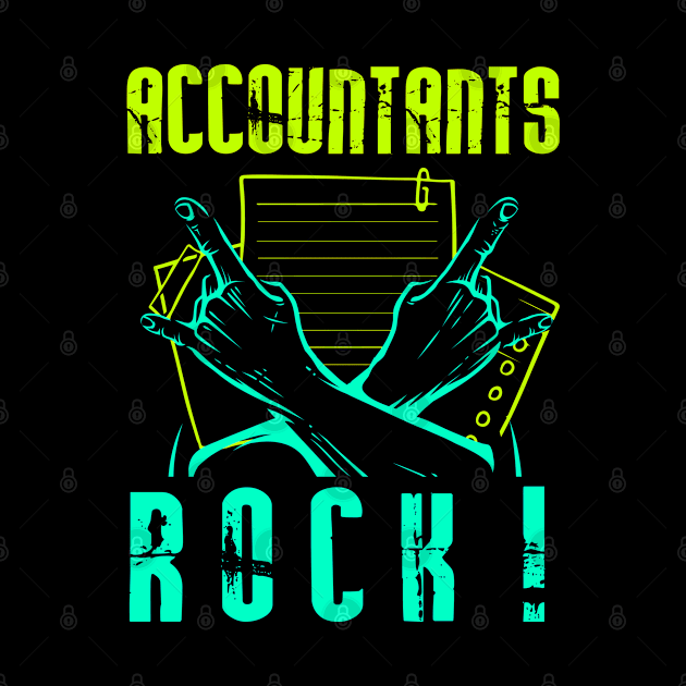 Accountants rock Accounting tax season numbers by Caskara