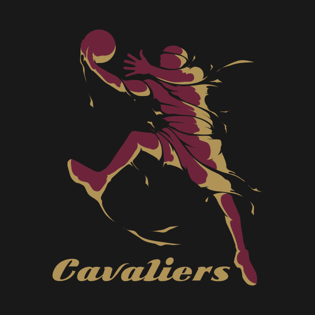 Cleveland Cavaliers Fans - NBA T-Shirt by info@dopositive.co.uk