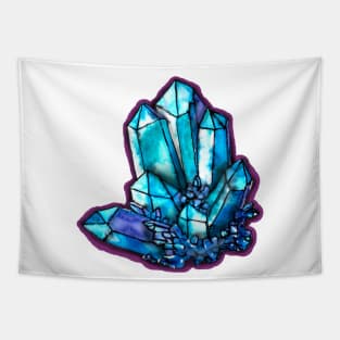 Blue Crystal Tapestry