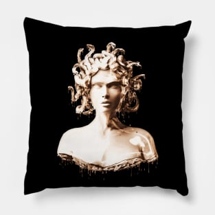 Bronze Medusa Pillow