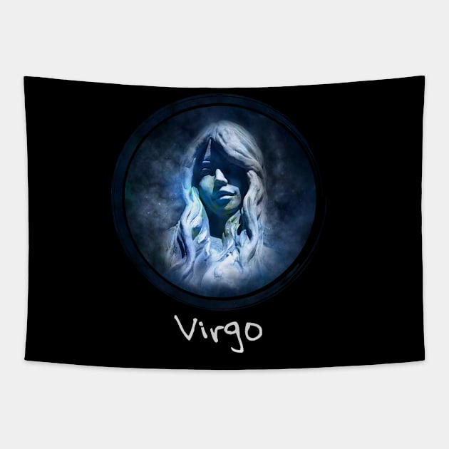 Best women are born as virgo - Zodiac Sign Tapestry by Pannolinno