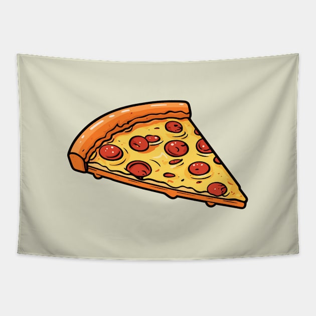 Just a Slice of Pizza Tapestry by Mad Swell Designs