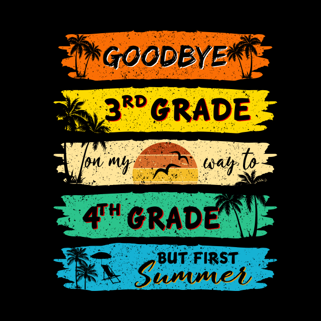 Funny Goodbye 3rd Grade Summer Graduation Teacher by artbyGreen