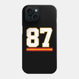 Number 87 Kansas City - Travis Kelce Phone Case