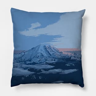 The Mountain is Out Pillow