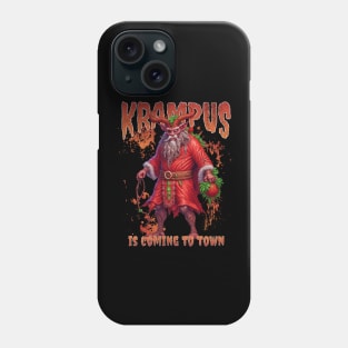 Krampus is coming to town Phone Case