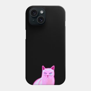 Pastel Pink Cat Phone Case