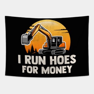 I Run Hoes For Money Tapestry
