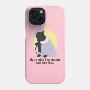 Cat artist Phone Case