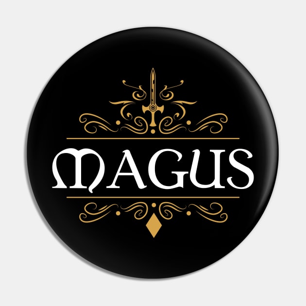 Magus Character Class Pathfinder RPG Gaming Pin by pixeptional