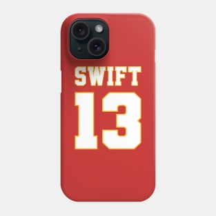 Swift Kelce Jersey Style (Front/Back Print) Phone Case