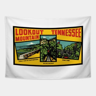 Vintage Lookout Mountain Tapestry