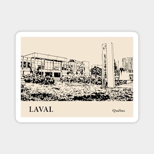 Laval - Québec Magnet