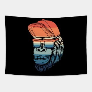 Retro Gorilla Tapestry