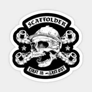 Scaffolder Skull Logo Magnet